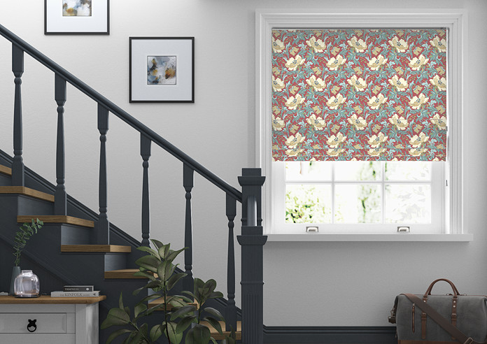 Art Deco, Cherry - Roman Blind - Image 3